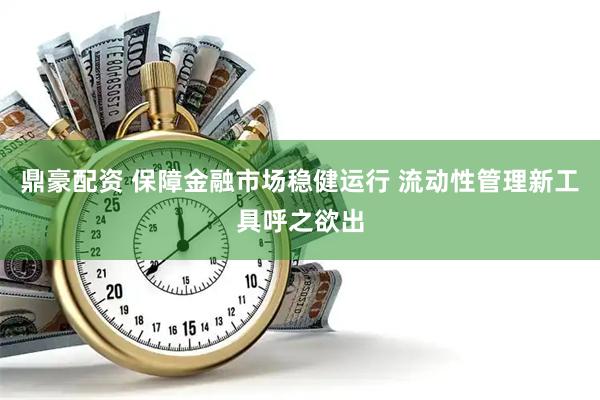 鼎豪配资 保障金融市场稳健运行 流动性管理新工具呼之欲出