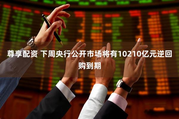 尊享配资 下周央行公开市场将有10210亿元逆回购到期