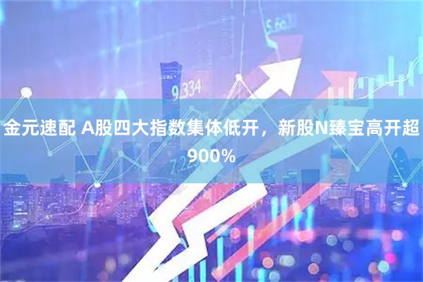 金元速配 A股四大指数集体低开，新股N臻宝高开超900%